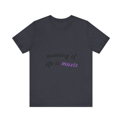 Feel the Music Vibe Unisex Jersey short sleeve tee Printify