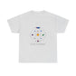 Colorful Planetary Orbit Diagram Unisex Cotton Tee Printify
