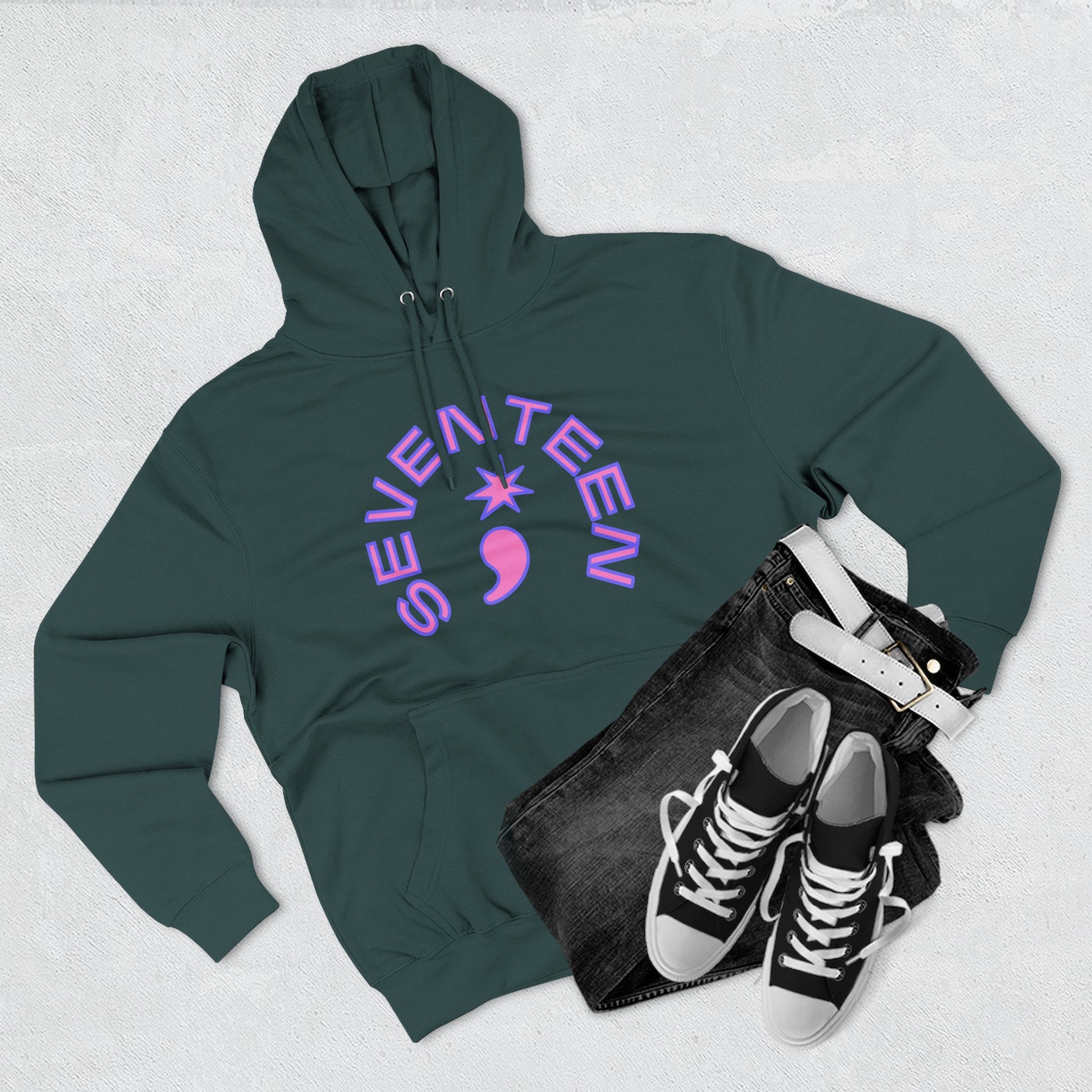 Arc Star Seventeen Three-Panel Fleece Hoodie - snazzymerch