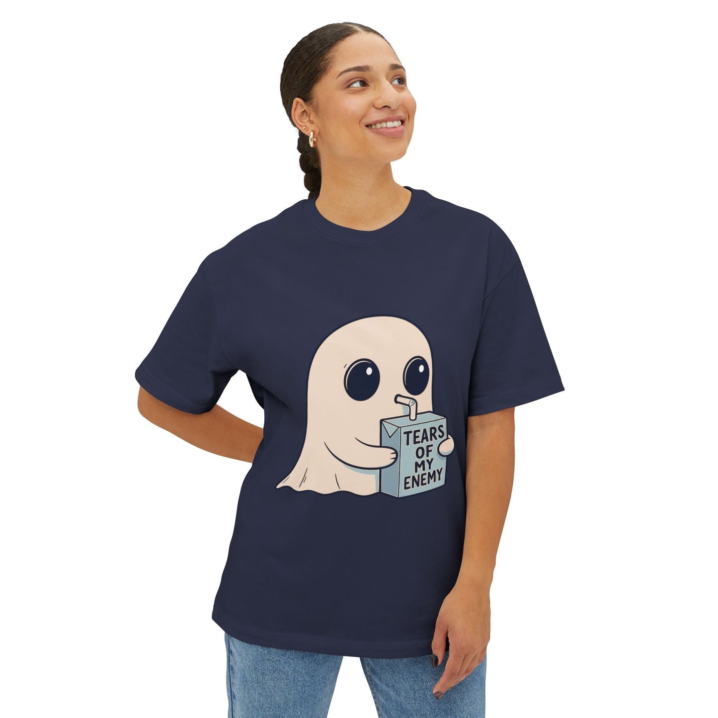 Oversized boxy Tee – Snazzy Tears Edition Printify