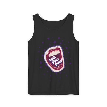 Spill Your Guts Scream-Dyed Tank Top Printify