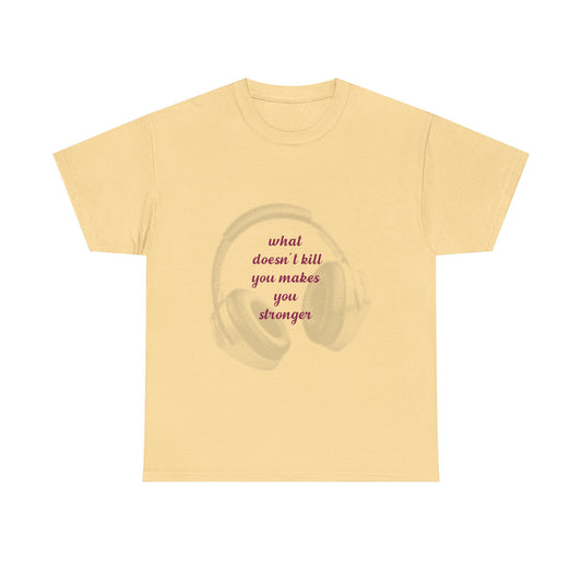 Stronger Soundwaves Unisex Heavy cotton tee Printify