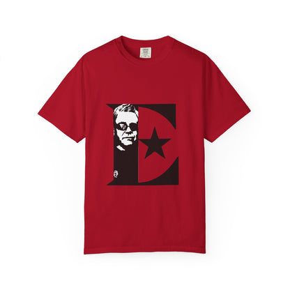 Black & White Portrait Unisex Garment-Dyed T-shirt - snazzymerch