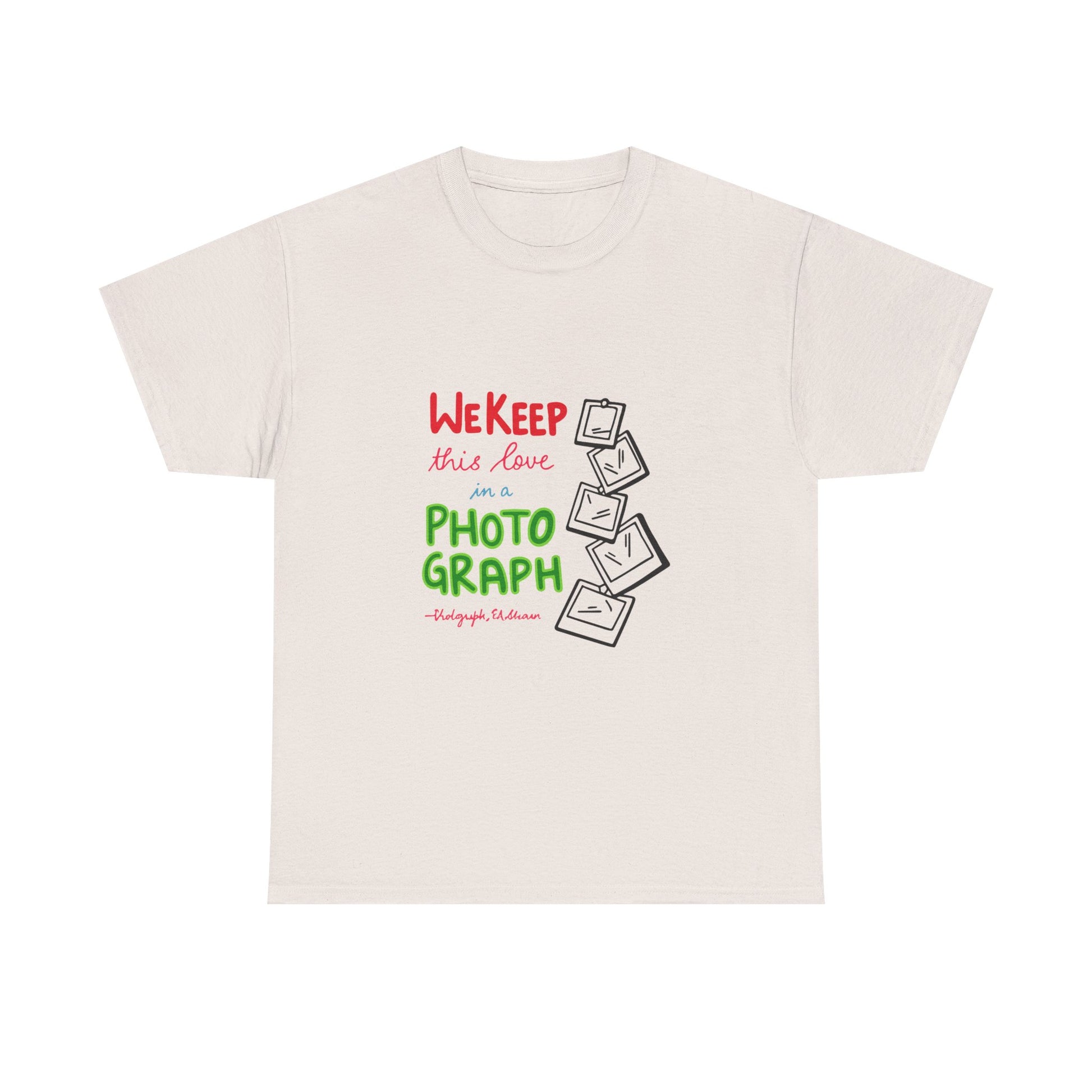 White Paw Print Unisex Heavy Cotton Tee Printify
