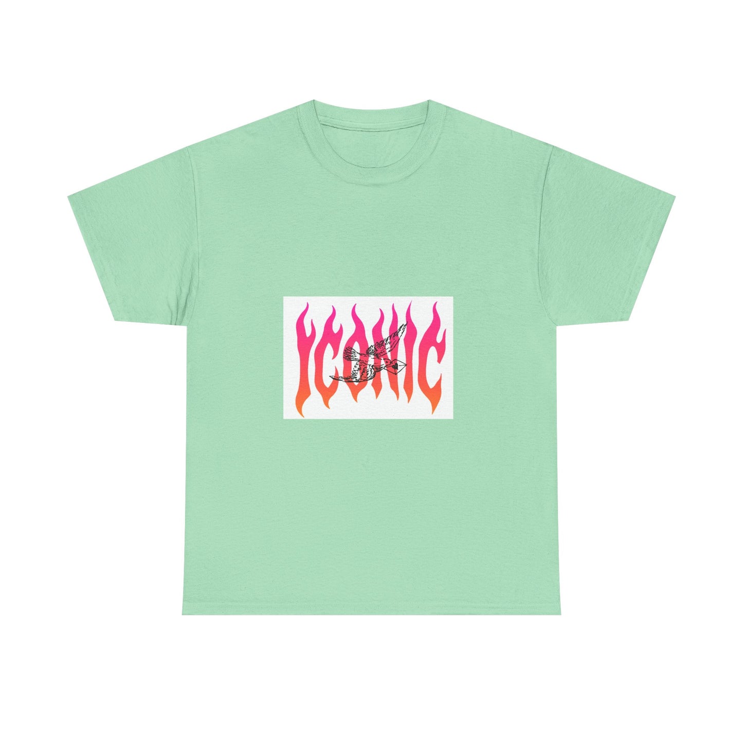 Flame Flight Iconic Unisex Heavy cotton tee Printify
