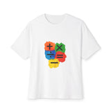 Copy of Copy of Copy of  Orange Divide Symbol Oversized Boxy Tee Printify