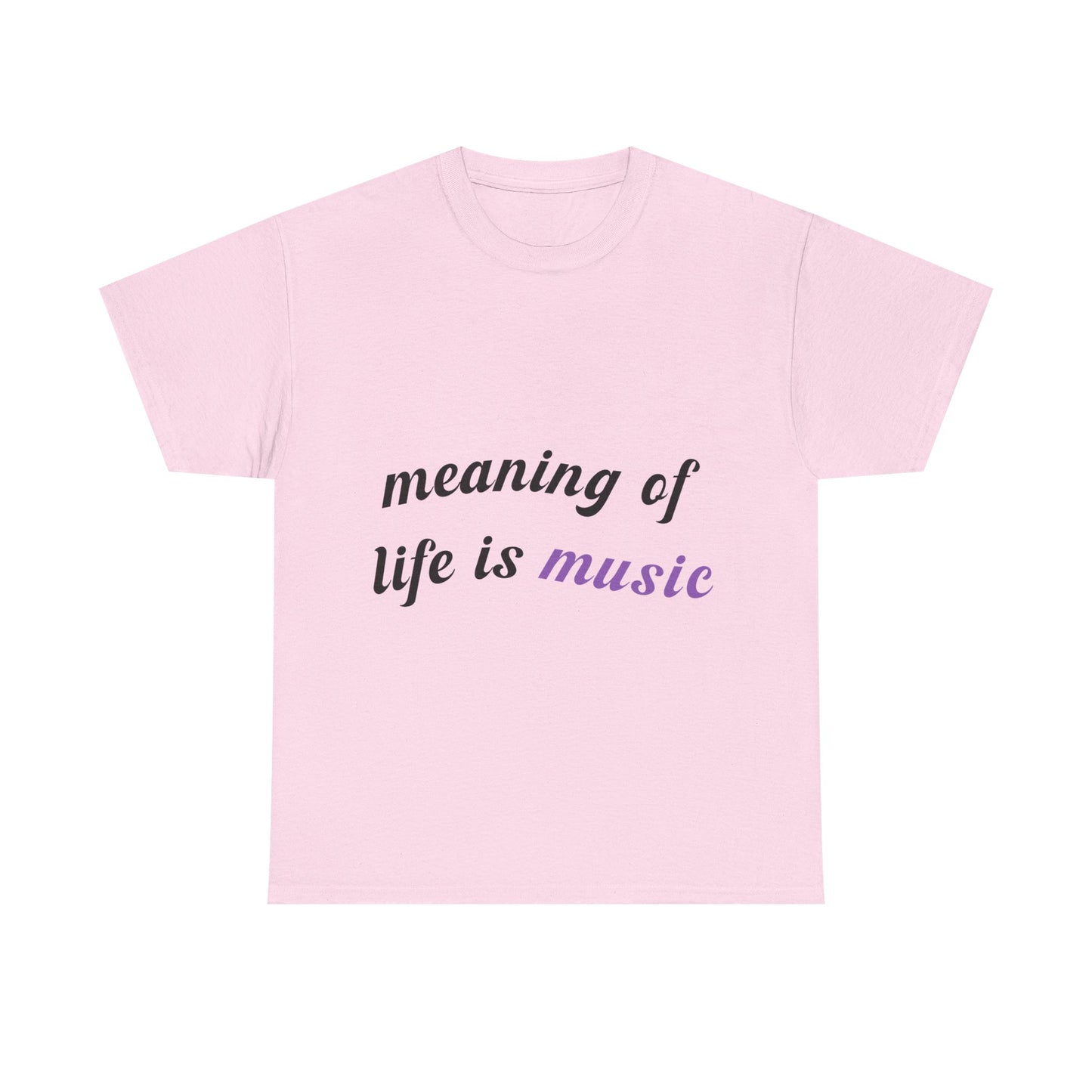 Feel the Music Vibe Unisex Heavy cotton tee Printify