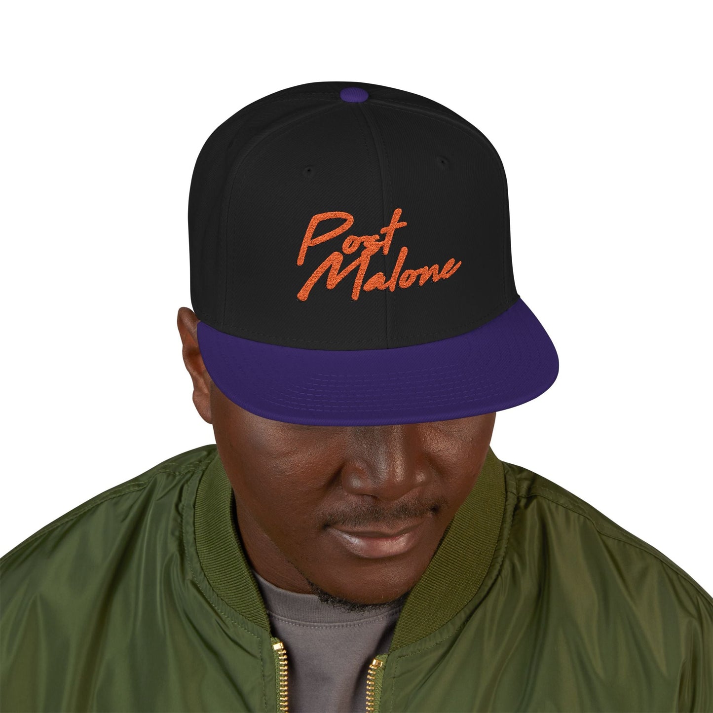 Snapback (Embroidery) – Post Malone Name Design Printify