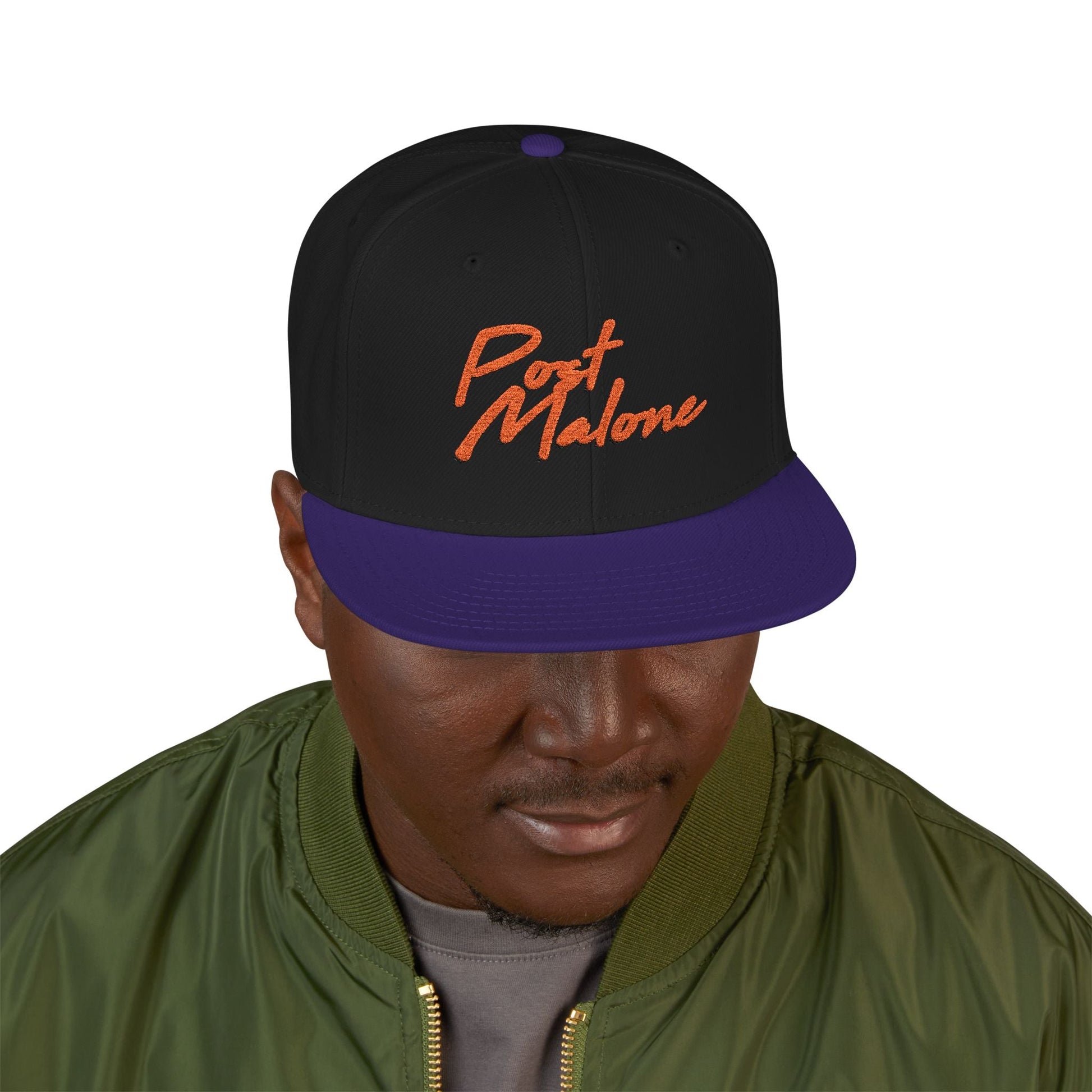 Snapback (Embroidery) – Post Malone Name Design Printify