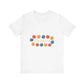 Retro Floral Groove Unisex jersey short sleeve tee Printify