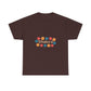 Retro Floral Groove Unisex Heavy cotton tee Printify