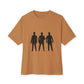 Trendy Black Unisex Oversized Boxy Tee - snazzymerch