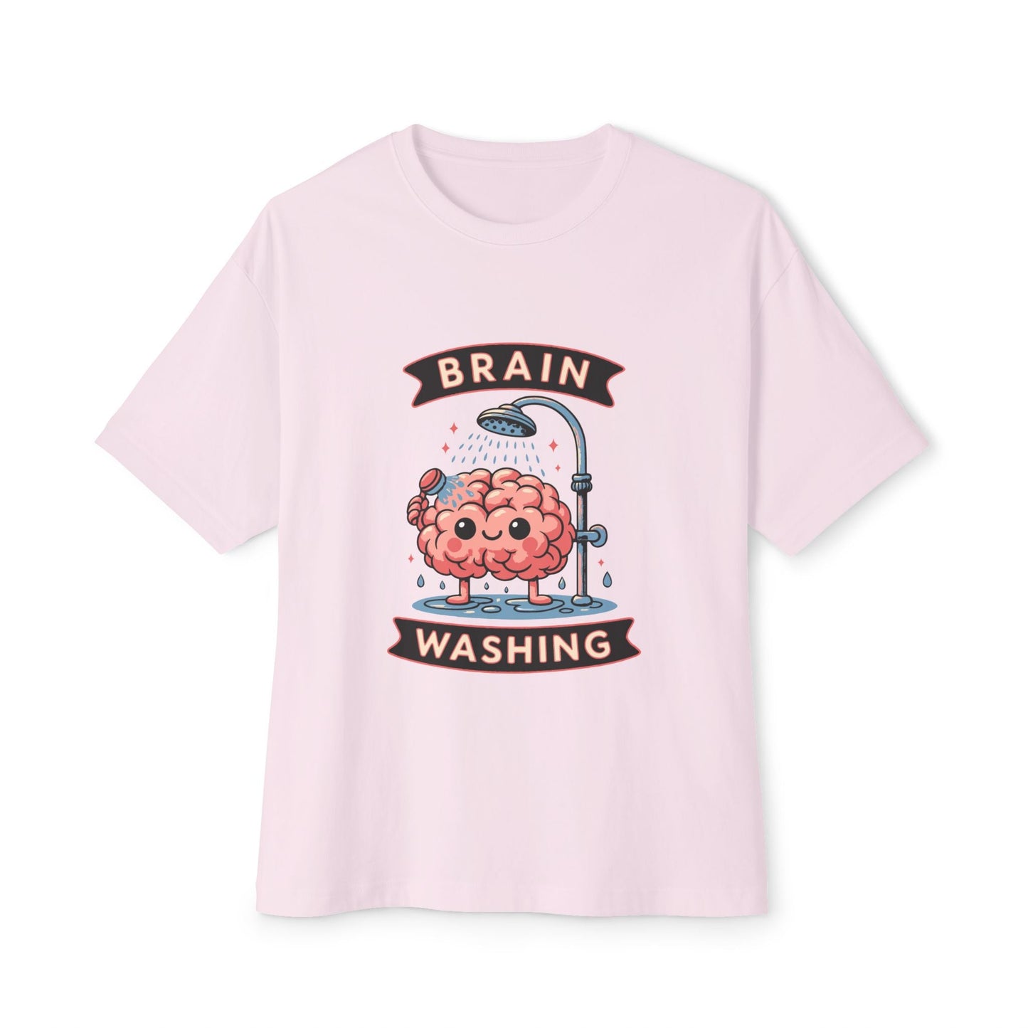Oversized boxy Tee – Snazzy Brain washing Edition Printify