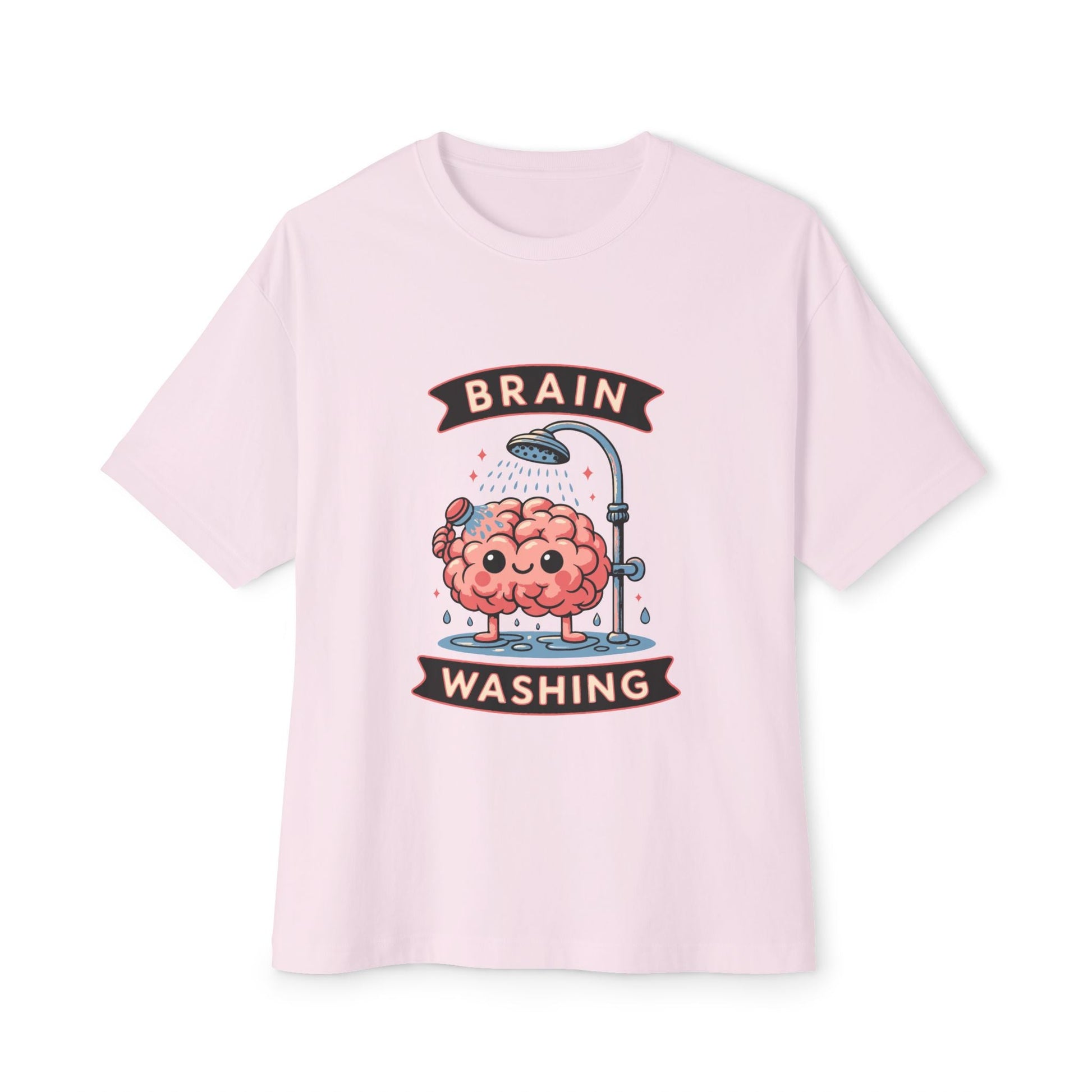 Oversized boxy Tee – Snazzy Brain washing Edition Printify