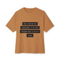 Emotional Line Text Unisex Oversized Boxy Tee - snazzymerch