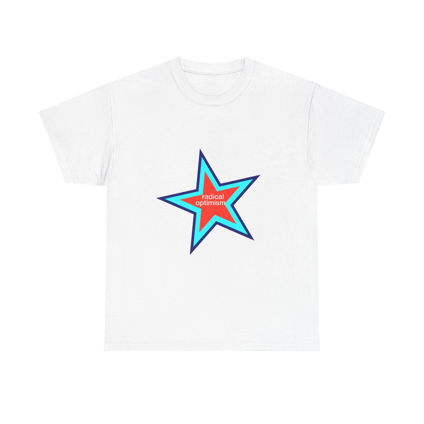 Power of Positivity Star Unisex Heavy Cotton Tee - snazzymerch