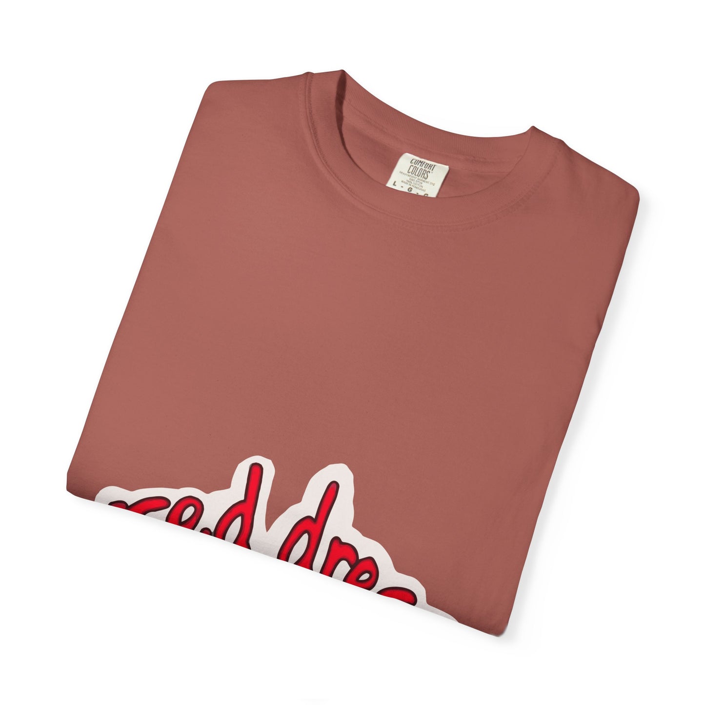 Red Dress Aesthetic Unisex Garment-Dyed T-shirt - snazzymerch