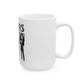 Retro Block Letter Ceramic Mug, (11oz, 15oz) - snazzymerch