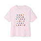Minimalist Paw Print Oversized Boxy Tee Printify