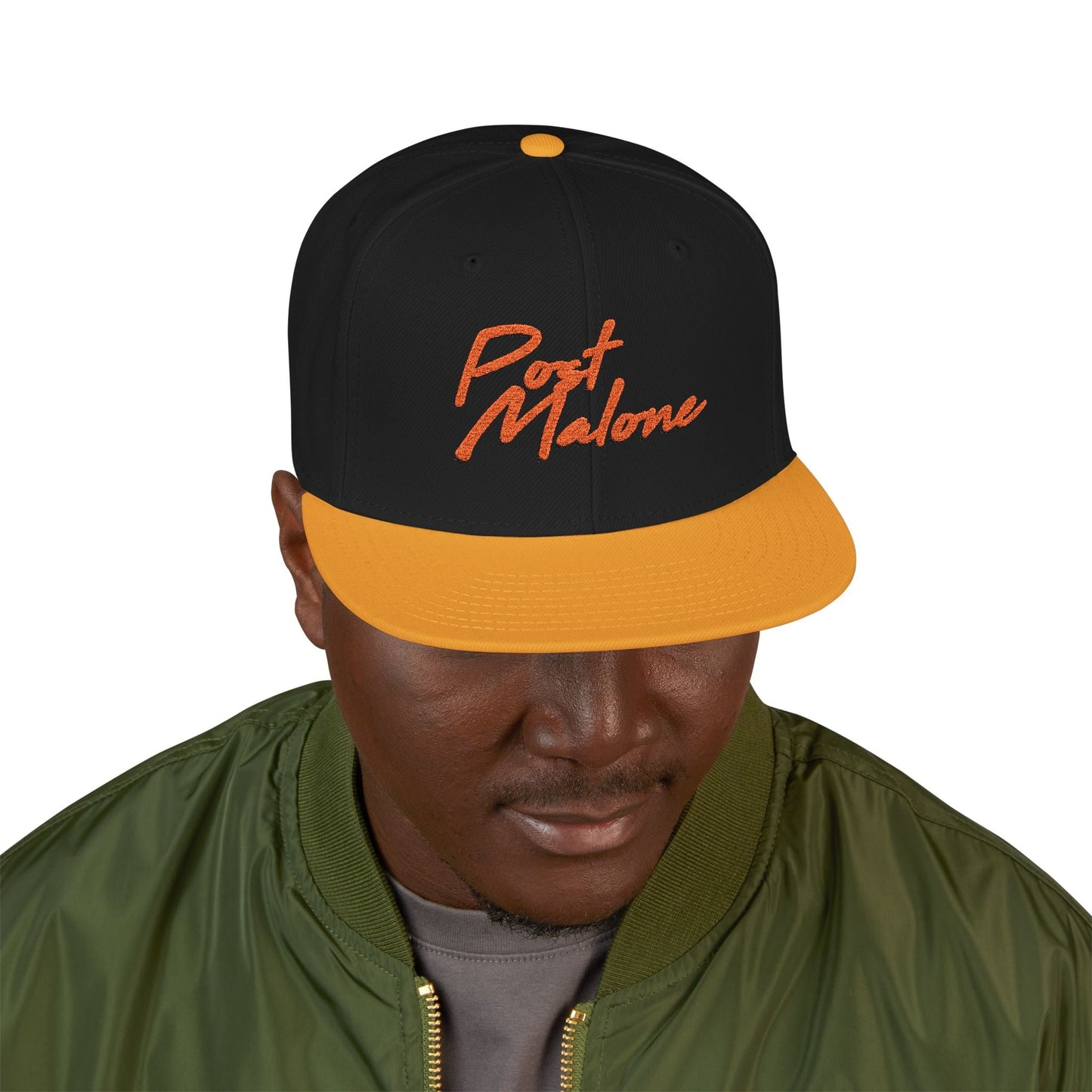 Snapback (Embroidery) – Post Malone Name Design Printify