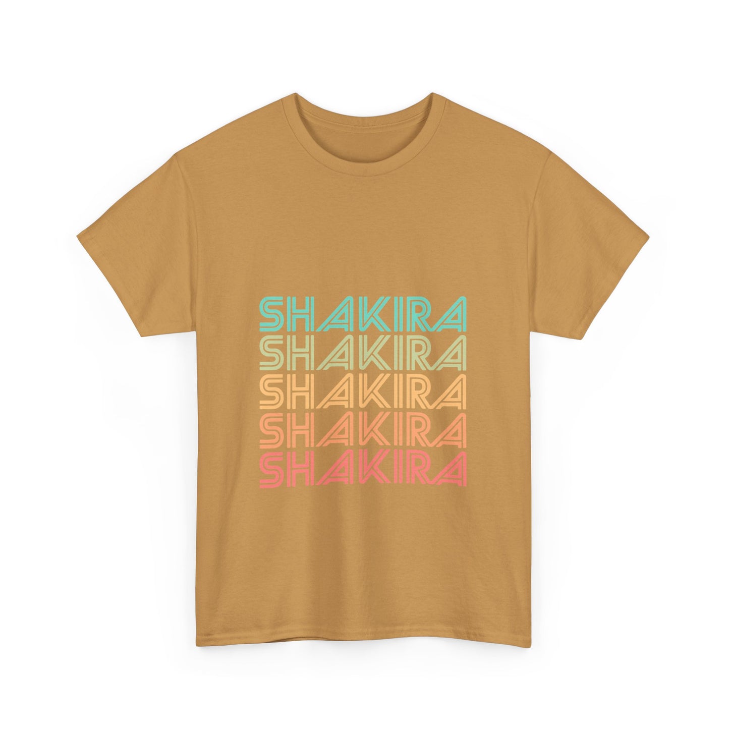 Retro Pop Lines Unisex Heavy cotton tee Printify