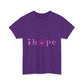 Pink Hope Smile Unisex Heavy Cotton Tee - snazzymerch
