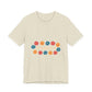 Retro Floral Groove Unisex jersey short sleeve tee Printify