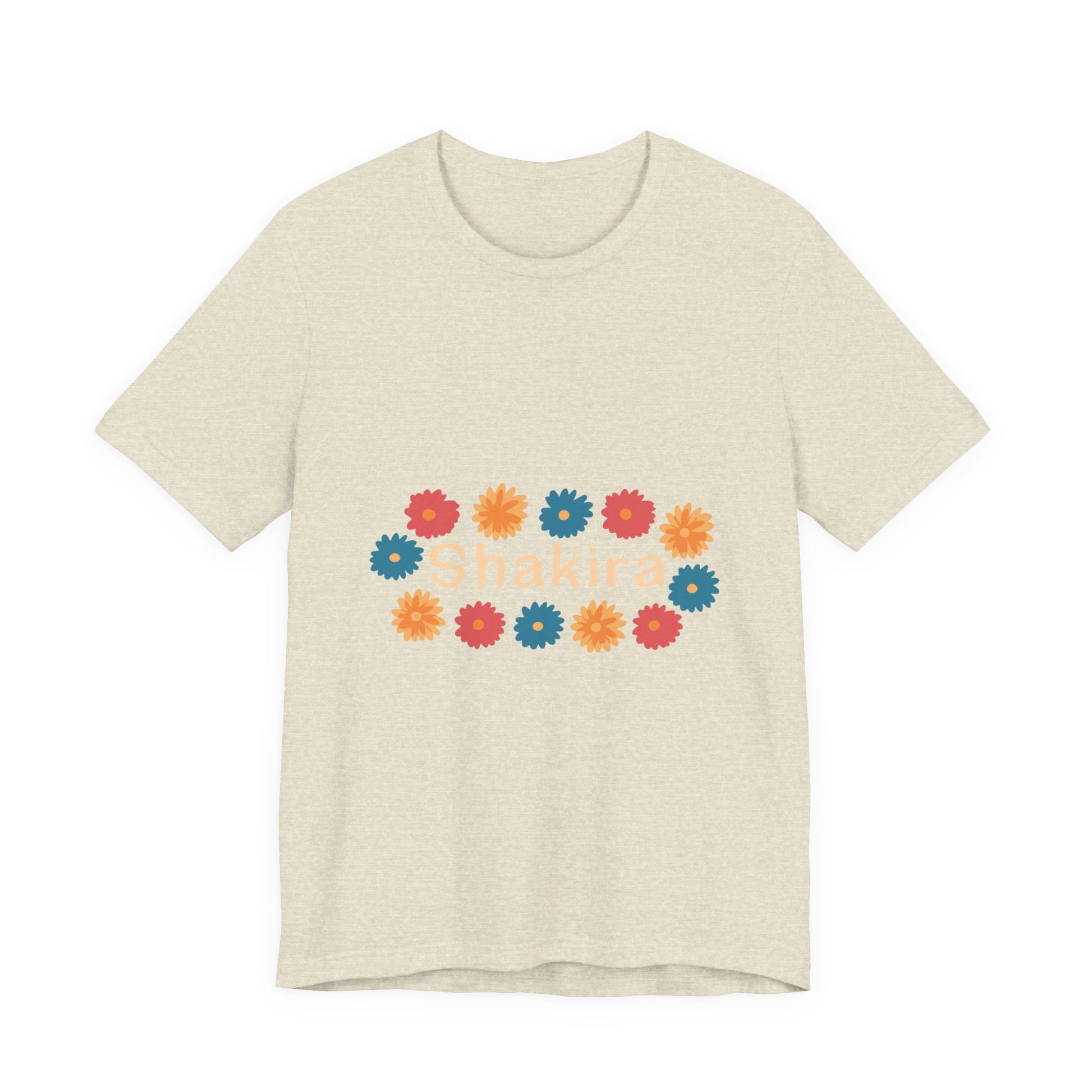 Retro Floral Groove Unisex jersey short sleeve tee Printify
