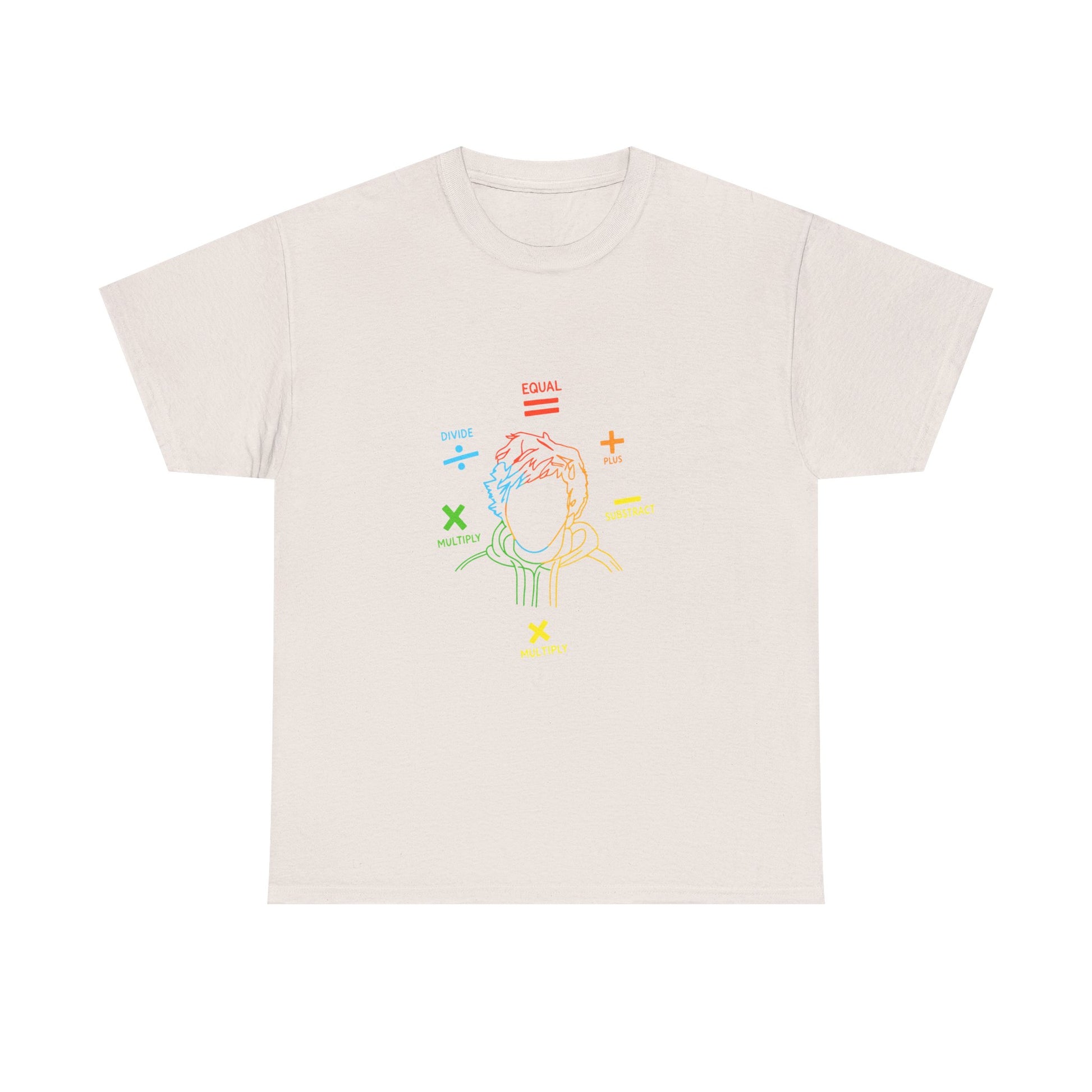Minimalist Divide Symbol with Brush Unisex Heavy Cotton Tee Printify