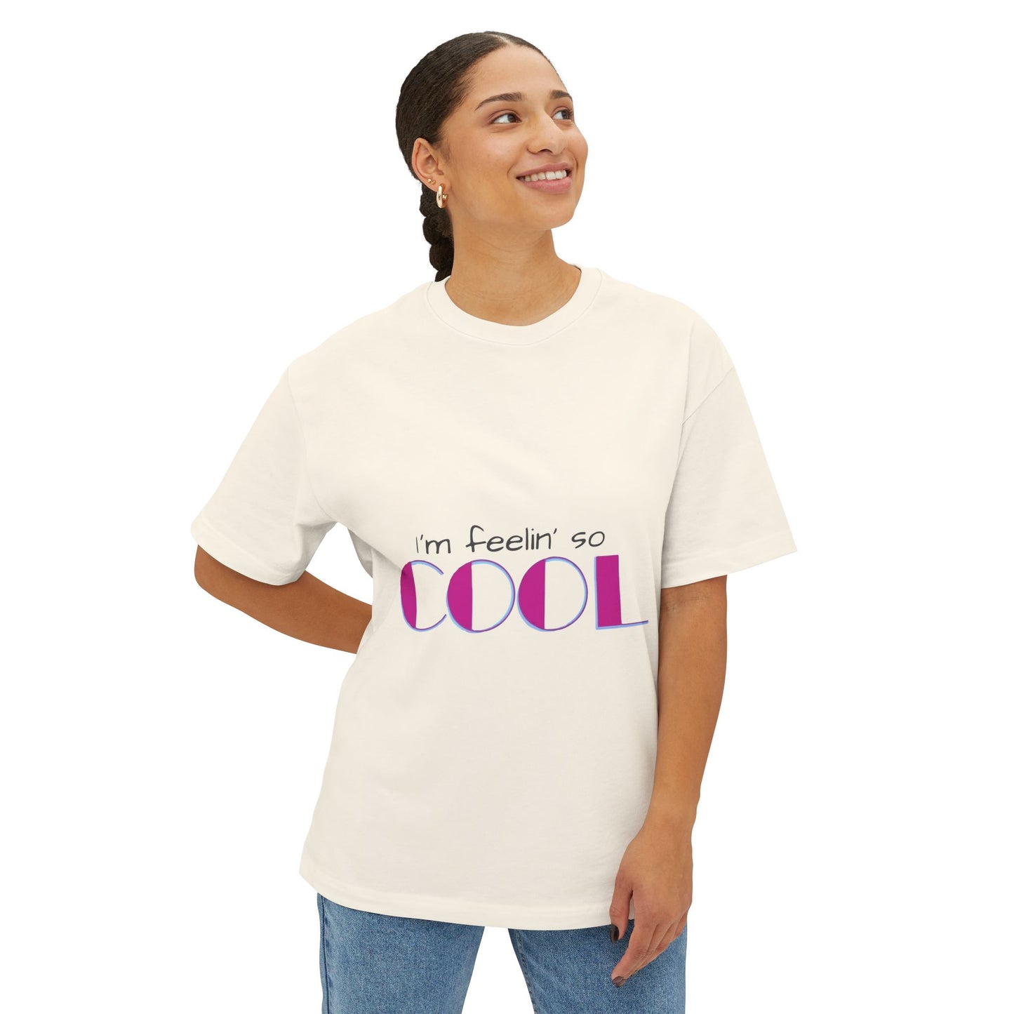 Minimal Quote Unisex Oversized Boxy Tee - snazzymerch