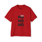 Ho Ho Ho Christmas Oversized Tee – Festive Holiday Graphic T-Shirt Printify