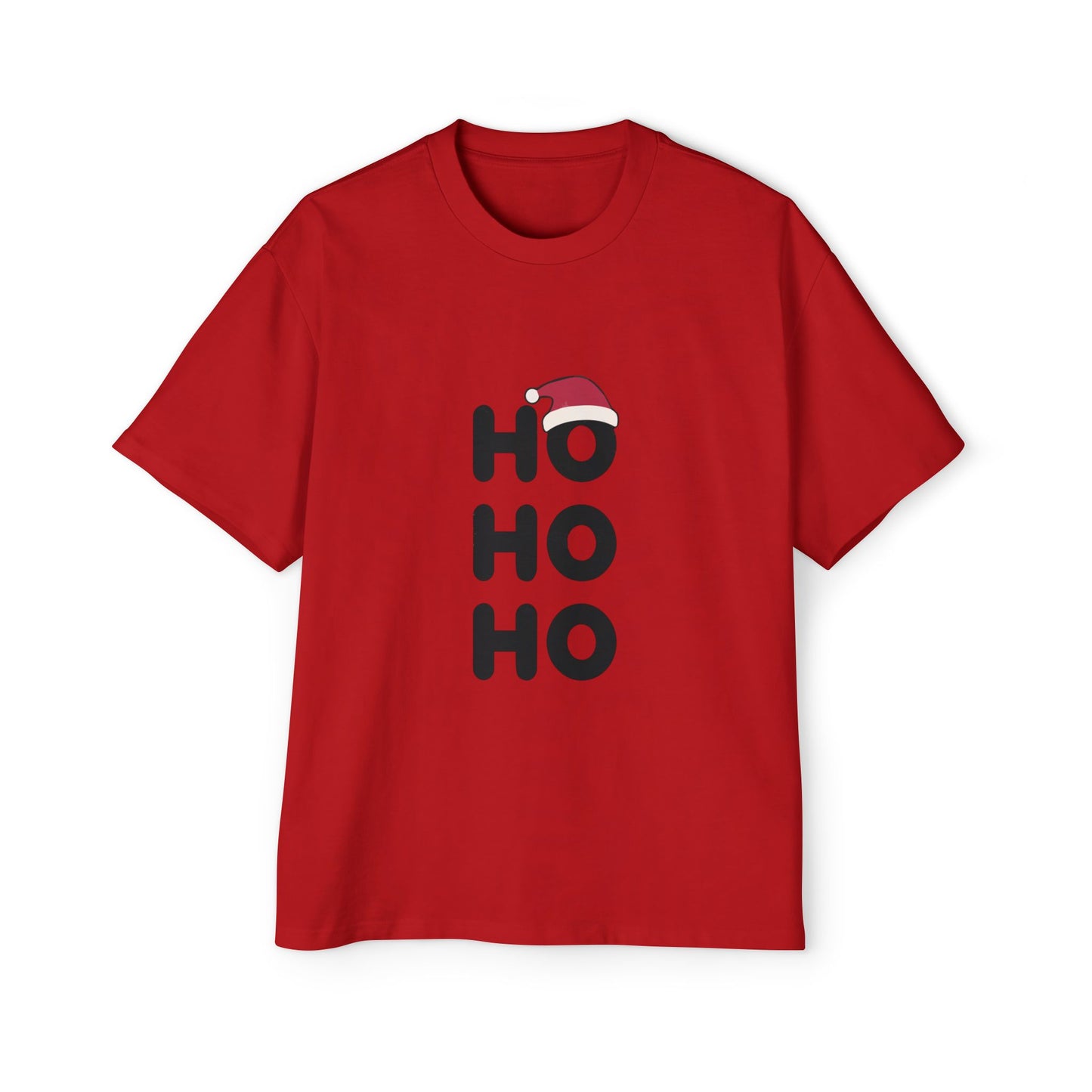 Ho Ho Ho Christmas Oversized Tee – Festive Holiday Graphic T-Shirt Printify