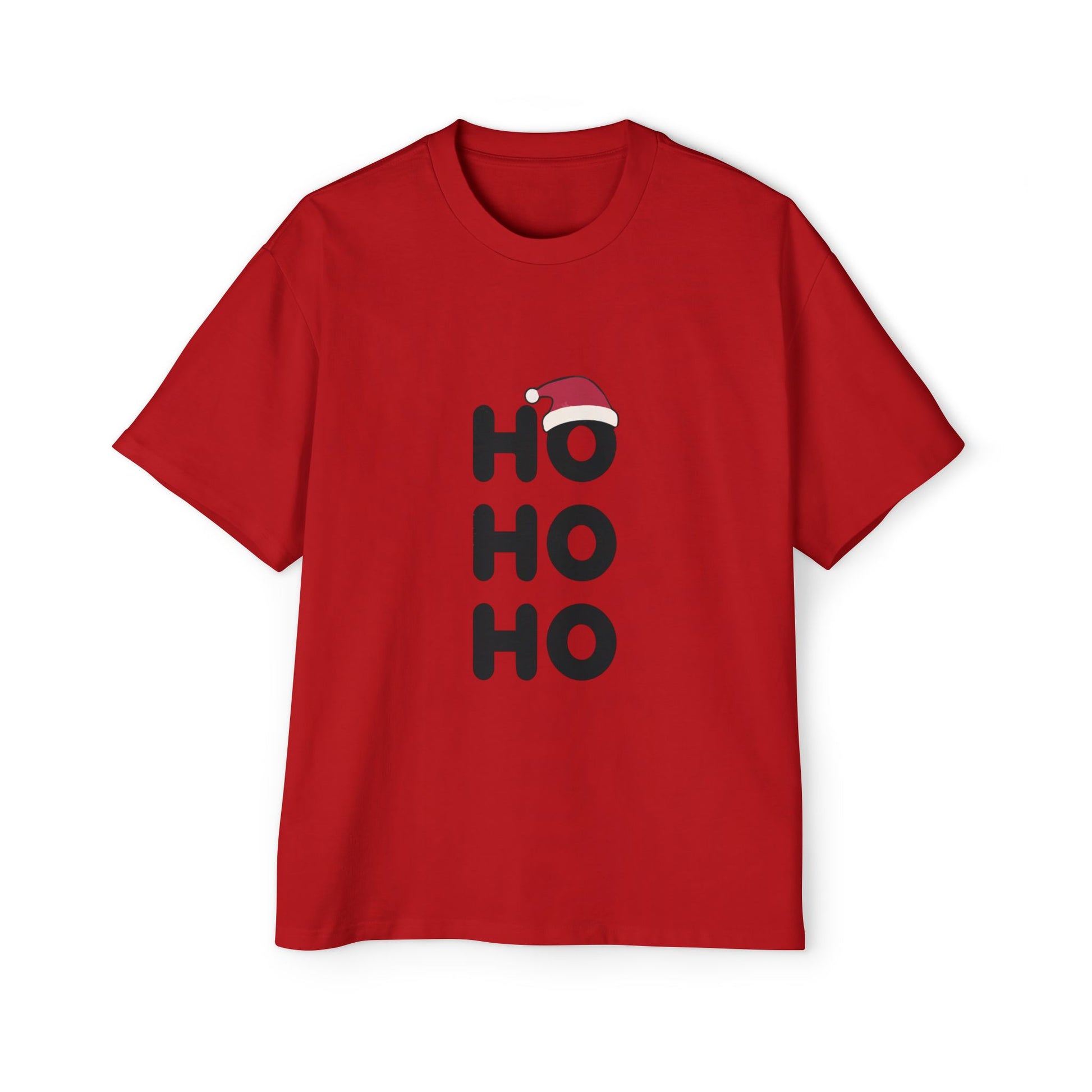 Ho Ho Ho Christmas Oversized Tee – Festive Holiday Graphic T-Shirt Printify
