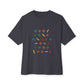 Minimalist Paw Print Oversized Boxy Tee Printify
