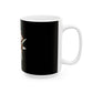 Geometric Lettering Ceramic Mug, (11oz, 15oz) - snazzymerch