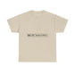 Plain Minimal Black Unisex Heavy Cotton Tee - snazzymerch