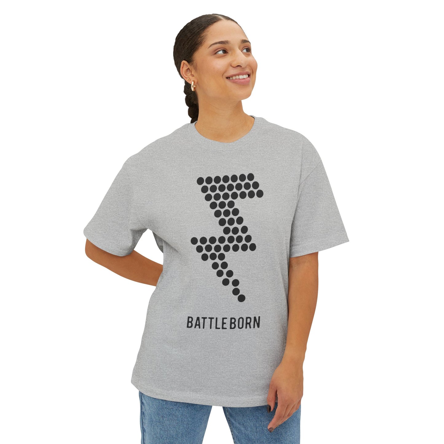 Neon Aesthetic Bold Unisex Oversized Boxy Tee - snazzymerch