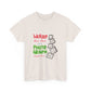 White Paw Print Unisex Heavy Cotton Tee Printify