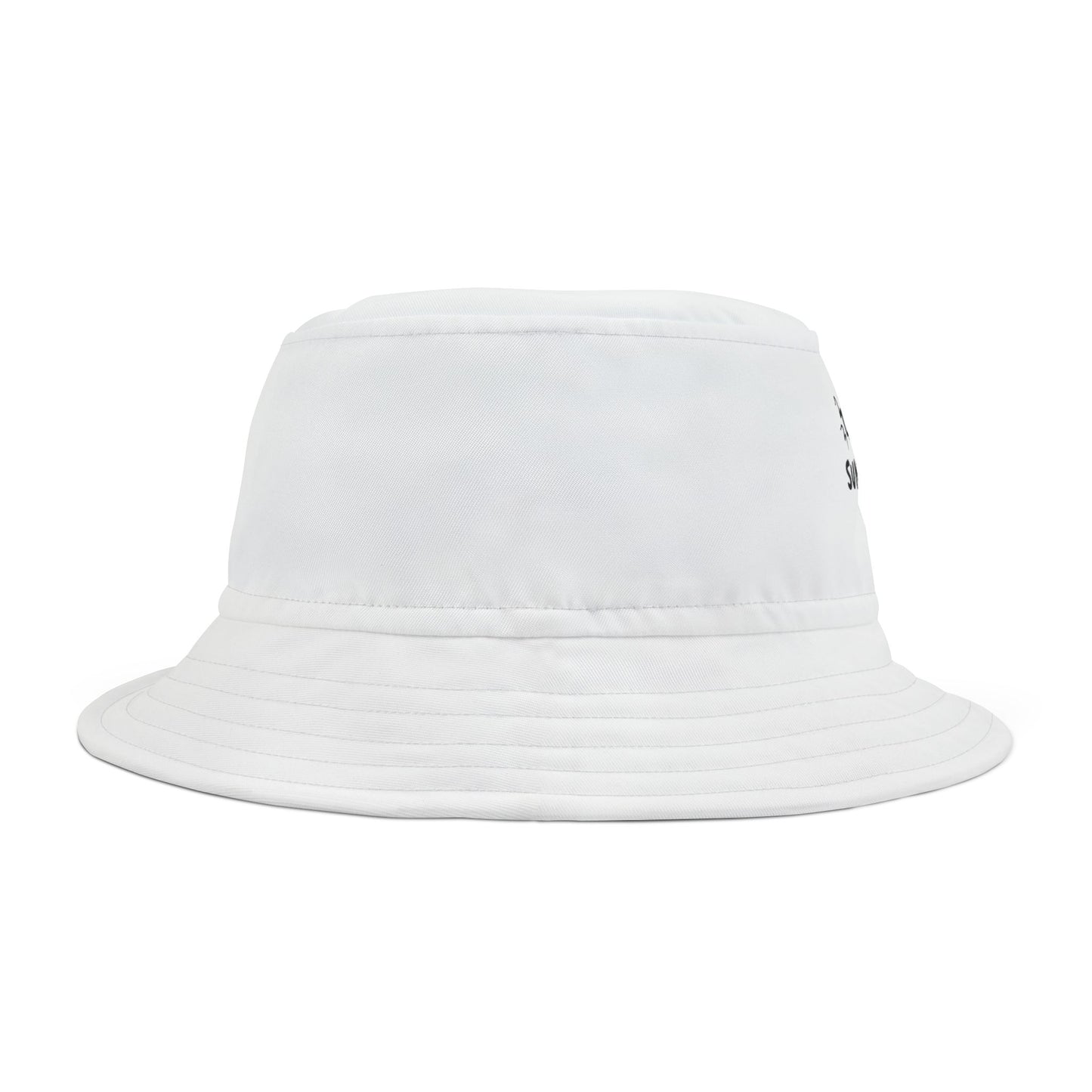Yellow Barbed Wire Disc Bucket Hat Printify