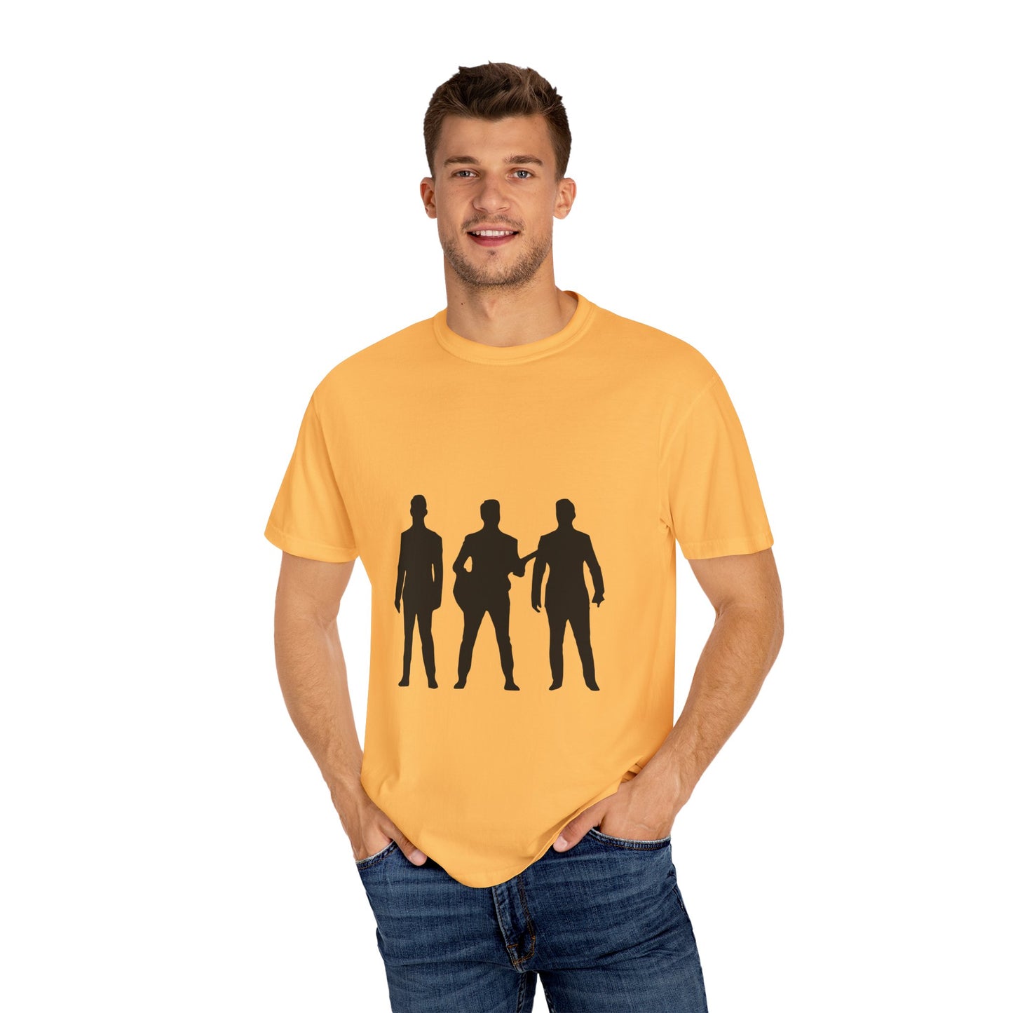 Trendy Black Unisex Garment-Dyed T-shirt - snazzymerch