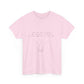 Simple Black Unisex Heavy Cotton Tee - snazzymerch