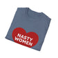 Nasty Women Heart - Unisex Softstyle T-shirt Printify
