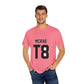 Minimal Bold Number Unisex Garment-Dyed T-shirt - snazzymerch