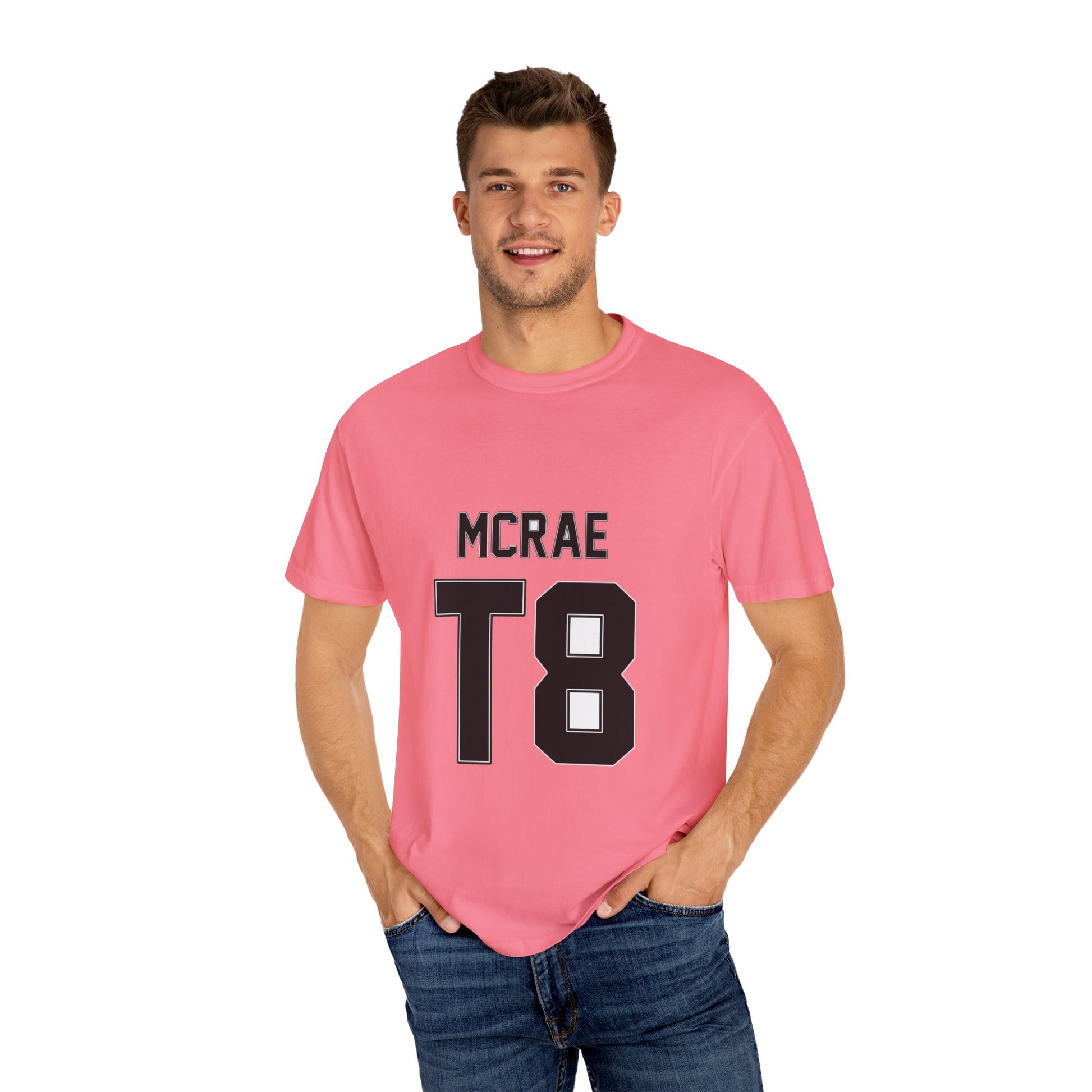 Minimal Bold Number Unisex Garment-Dyed T-shirt - snazzymerch