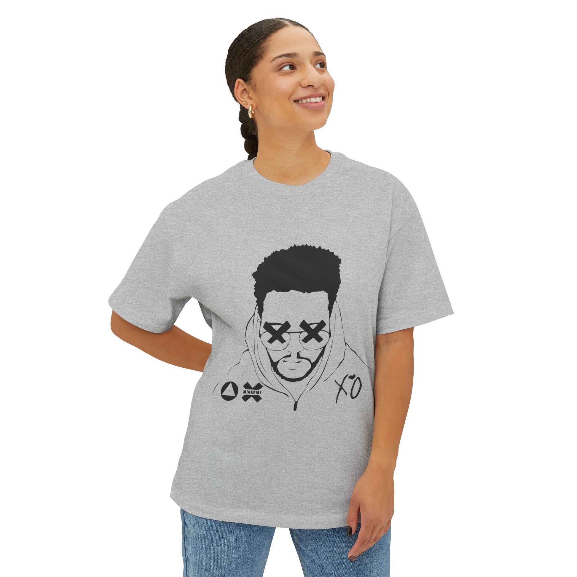 Hurry Up Tomorrow Unisex Oversized Boxy Tee - snazzymerch
