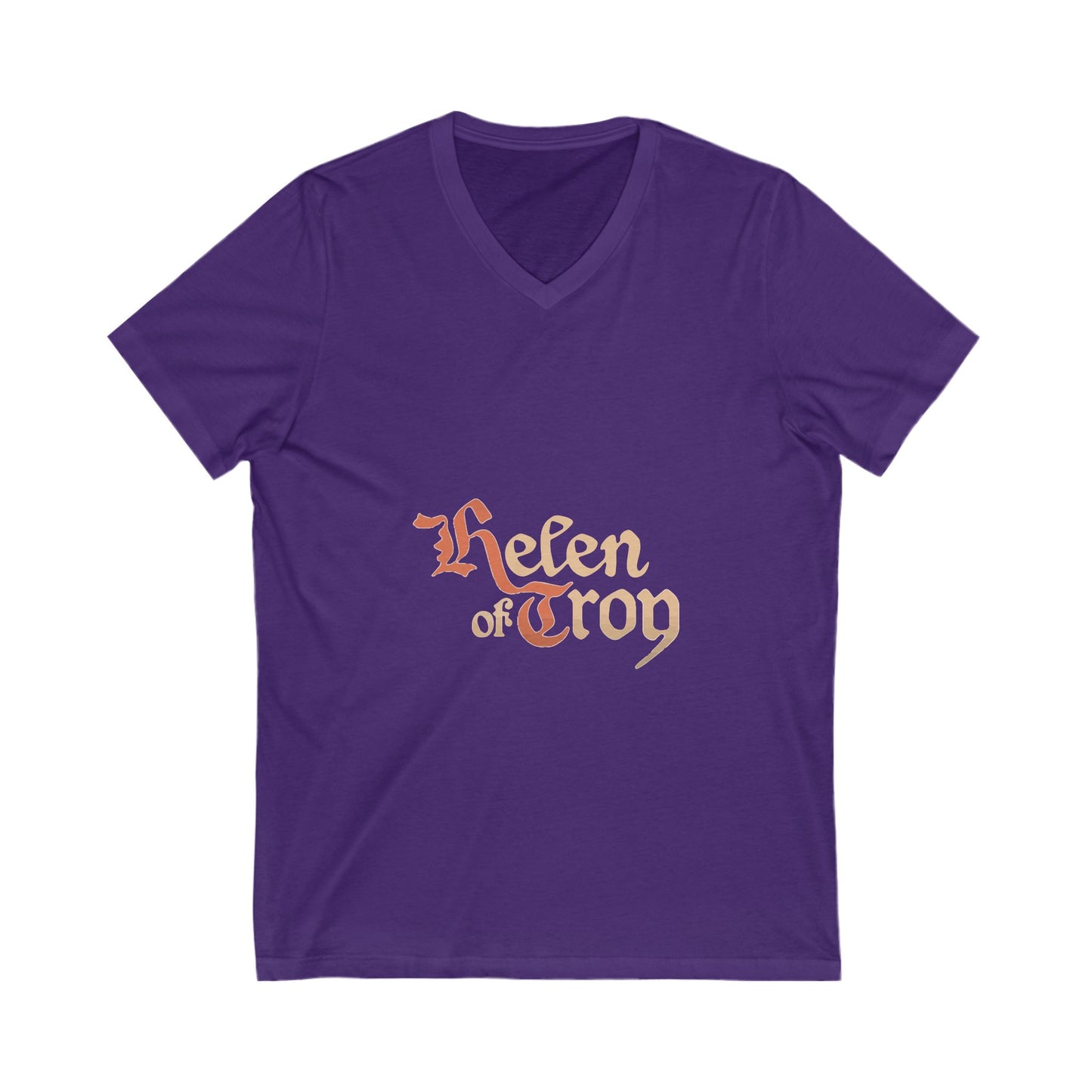 Trojan Spirit Unisex Jersey Short Sleeve V-Neck Tee - snazzymerch