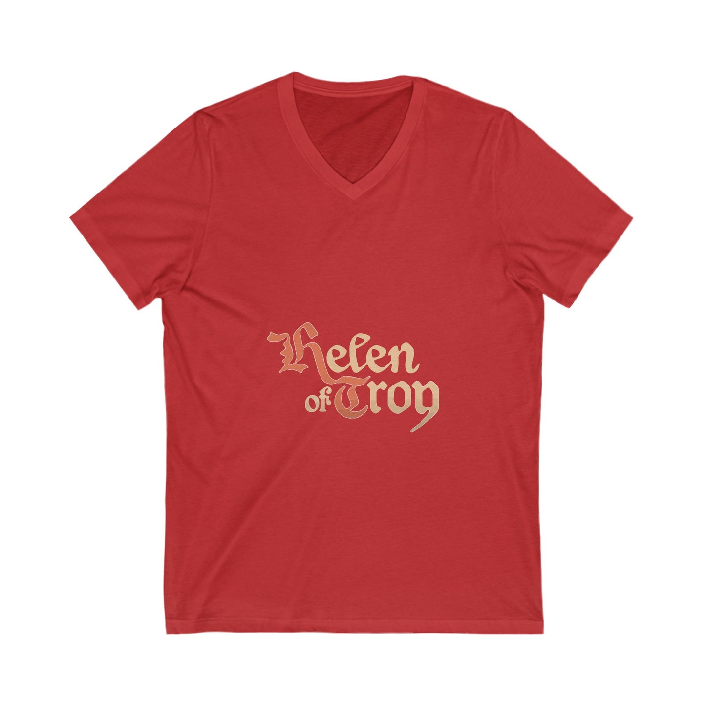 Trojan Spirit Unisex Jersey Short Sleeve V-Neck Tee - snazzymerch