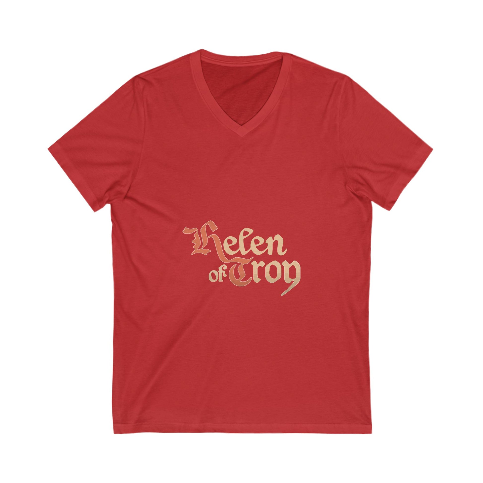 Trojan Spirit Unisex Jersey Short Sleeve V-Neck Tee - snazzymerch