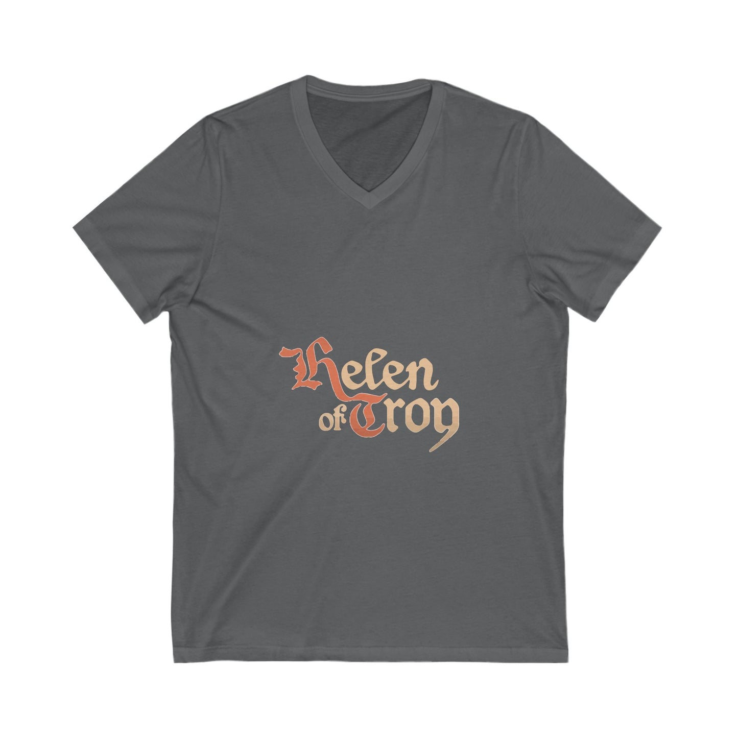 Trojan Spirit Unisex Jersey Short Sleeve V-Neck Tee - snazzymerch