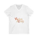 Trojan Spirit Unisex Jersey Short Sleeve V-Neck Tee - snazzymerch